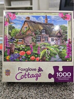 MasterPieces Foxglove Cottage 1000 Piece Jigsaw Puzzle by Howard Robinson